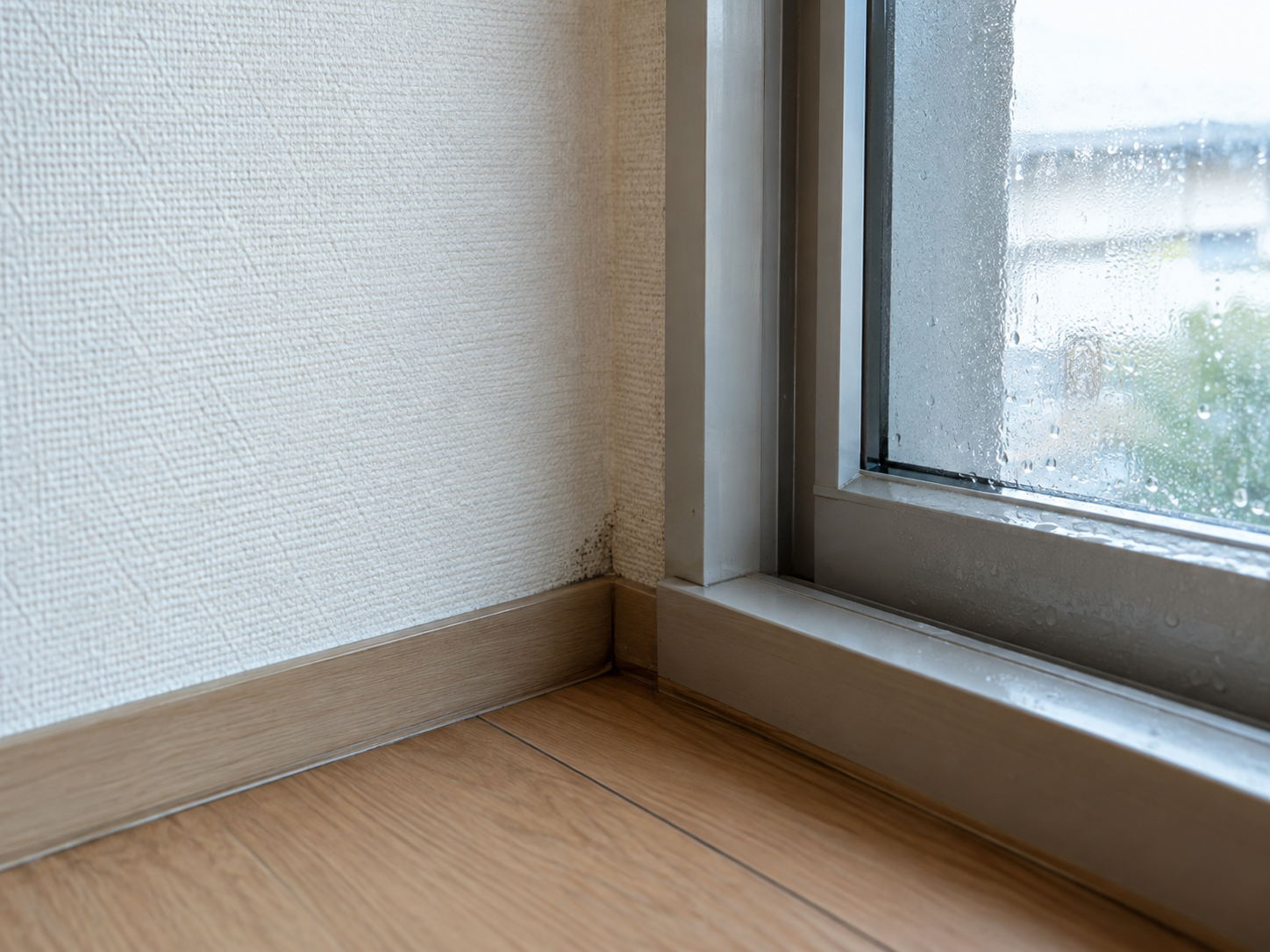 結露が出やすい窓まわりの壁紙